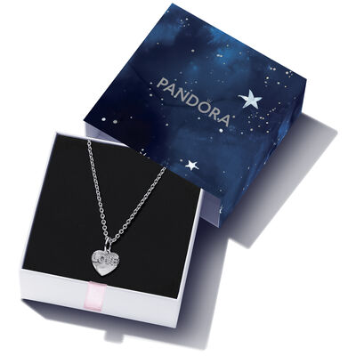 Pandora Engravable Love Heart Jewelry Gift Set