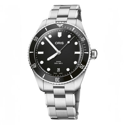 Oris Divers Date Black Dial, 39 mm
