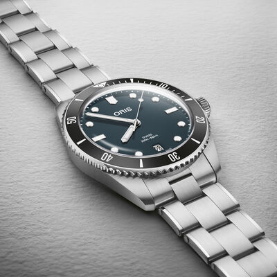 Oris Divers Date Blue Dial, 39 mm