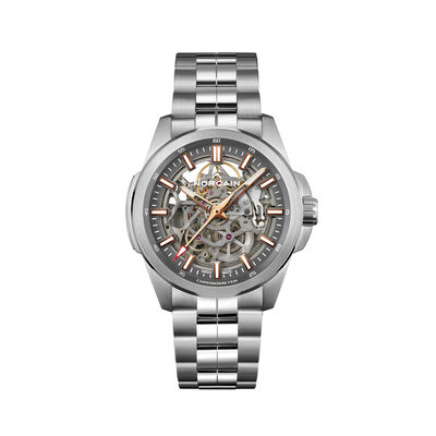 NORQAIN Independence Skeleton Watch Gray Dial, 42mm