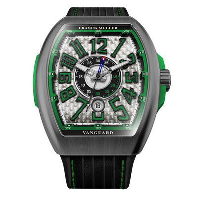 Franck Muller Vanguard Racing Colorado Grand Silver Dial Watch, 44mm x 53.7mm