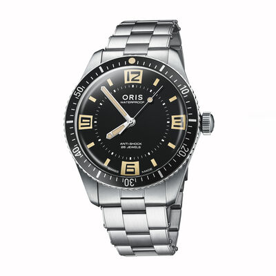 Oris Divers 60th Anniversary Edition Black Dial Watch, 40mm