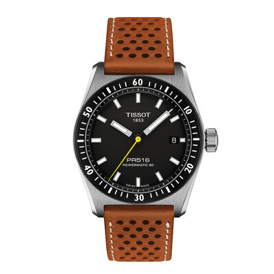 TISSOT PR516 Powermatic 80 Black Dial Watch, 38mm