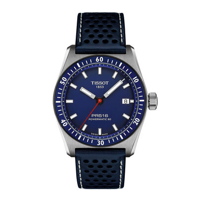 TISSOT PR516 Powermatic 80 Blue Dial Watch, 38mm