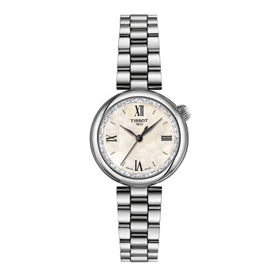 TISSOT Desir White Mother of Pearl Dial Watch, 28mm