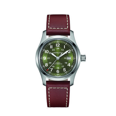 Hamilton Khaki Field Green Dial Watch, 42mm