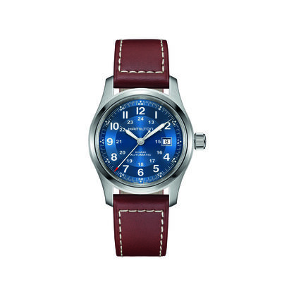Hamilton Khaki Field Auto Blue Dial Watch, 42mm