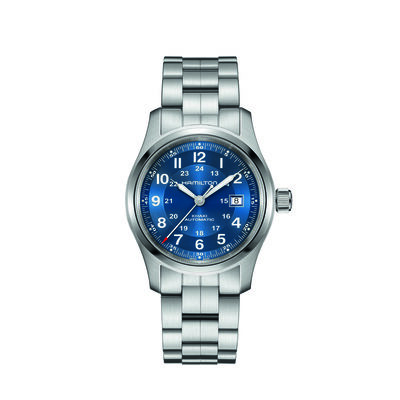 Hamilton Khaki Field Auto Blue Dial Watch, 42mm