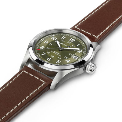 Hamilton Khaki Field Auto Green Dial Watch, 38mm