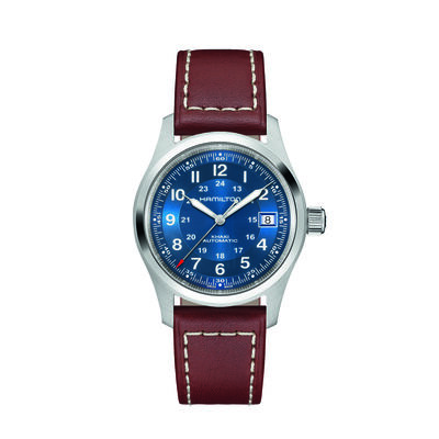 Hamilton Khaki Field Auto Blue Dial Watch, 38mm