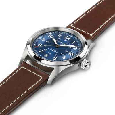 Hamilton Khaki Field Auto Blue Dial Watch, 38mm