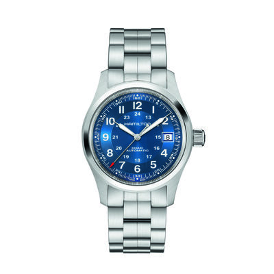 Hamilton Khaki Field Auto Blue Dial Watch, 38mm