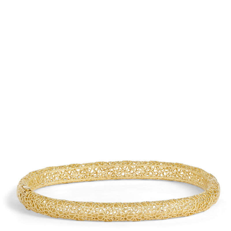 Toscano Ricami Bangle, 14k Yellow Gold image number 0