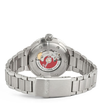 Oris x Ben Bridge Limited Edition Aquis Purple Dial Watch, 36mm