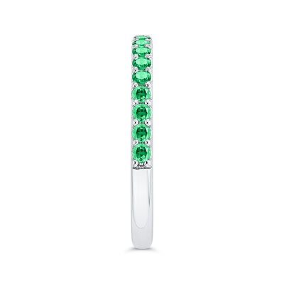 Bella Ponte Emerald Tiger Band, 14K White Gold