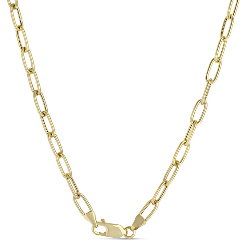Toscano 18-Inch Oval Link Necklace, 14K Yellow Gold image number 1