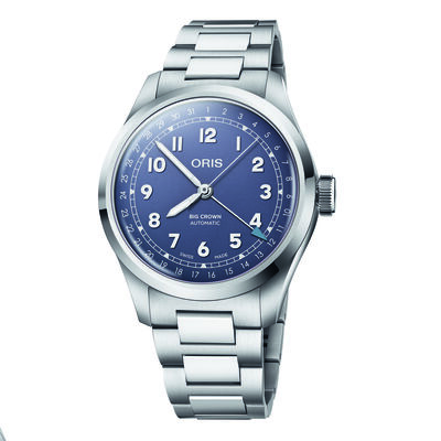 Oris Big Crown Pointer Date Lilac Dial Watch, 40mm