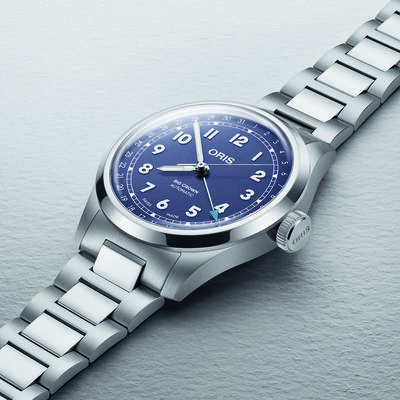 Oris Big Crown Pointer Date Lilac Dial Watch, 40mm