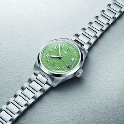 Oris Big Crown Pointer Date Calibre 403 Green Dial Watch, 40mm