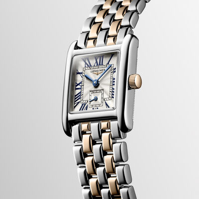 Longines Mini DolceVita Silver Dial Watch, 21.50 X 29.00mm