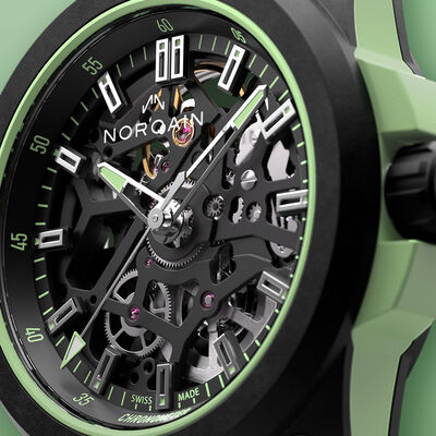 NORQAIN Independence Wild ONE Skeleton Dial Watch, 39mm