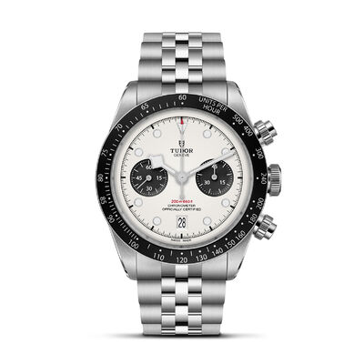 TUDOR Black Bay Chrono White Dial Watch, 41mm