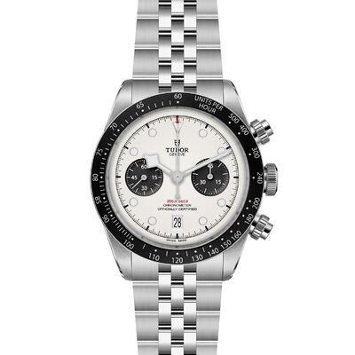TUDOR Black Bay Chrono White Dial Watch, 41mm