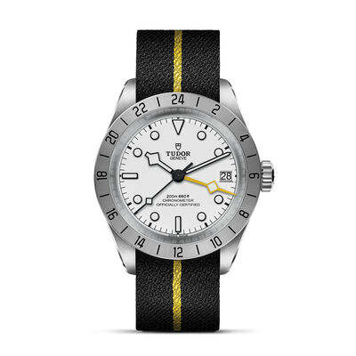 TUDOR Black Bay Pro Silver Dial Watch, 39mm