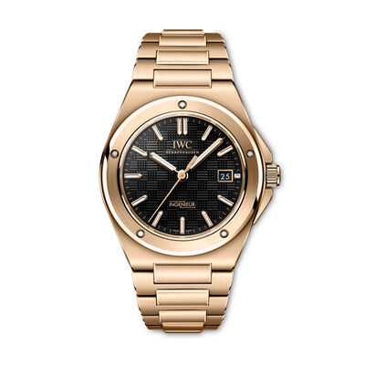 IWC Ingenieur Automatic Black Dial Watch, 40mm