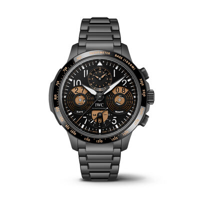 IWC Pilot&rsquo;s Watch Performance Chronograph Perpetual Calendar Digital Date-Month Black Dial Watch, 43mm