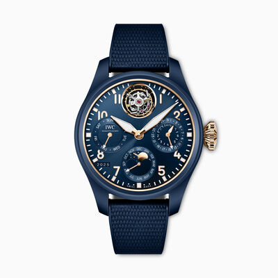 IWC Big Pilot&rsquo;s Watch Perpetual Calendar Tourbillon Le Petit Prince Blue Dial Watch, 43.5mm