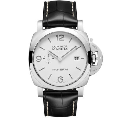 Panerai Luminor Marina White Dial Watch, 44mm
