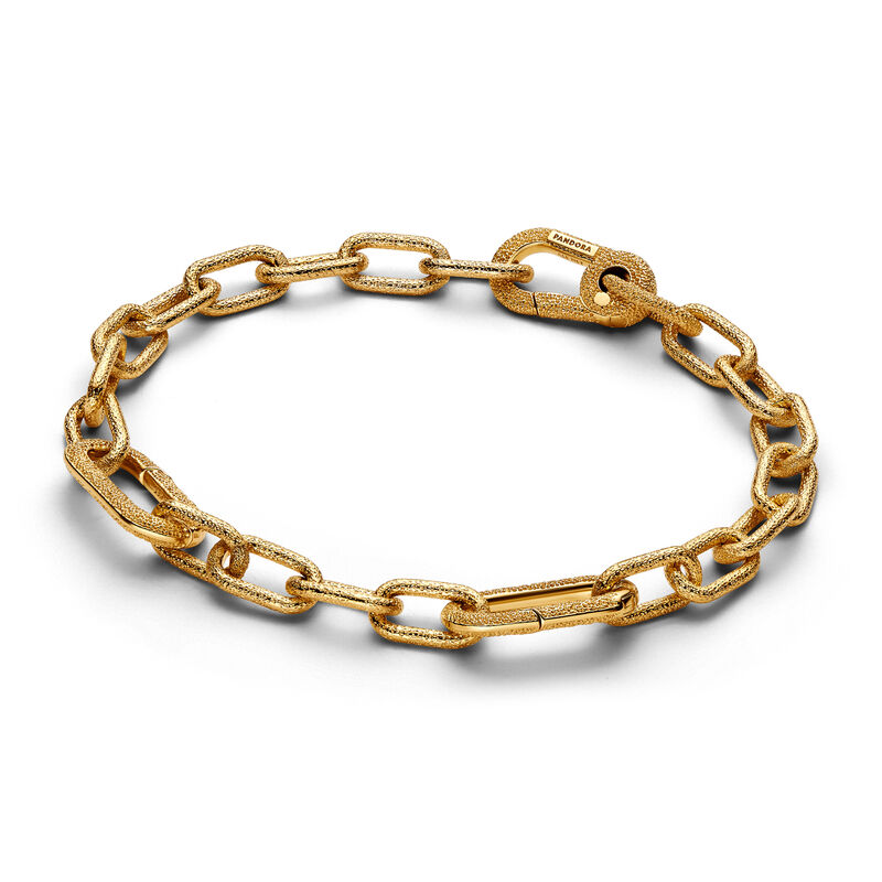 Pandora Textured Small-Link Chain Bracelet image number 0