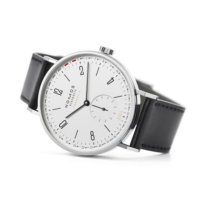 NOMOS Tangente Neomatik 41 Update White Silver Dial Watch, 40.5mm