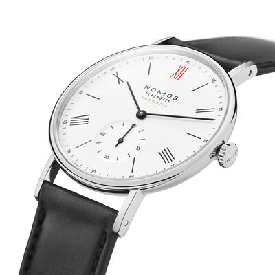 NOMOS Ludwig Neomatik 39 &Auml;rzte ohne Grenzen White Dial Watch, 38.5mm