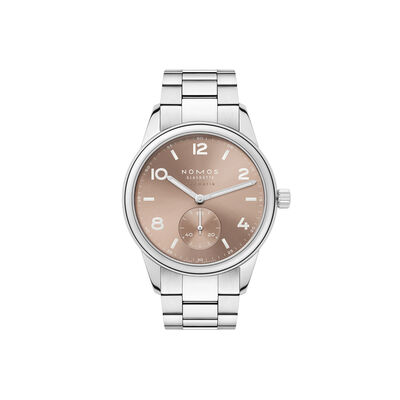 NOMOS Club Sport Neomatik 39 Ember Beige Gold Dial Watch, 39.5mm