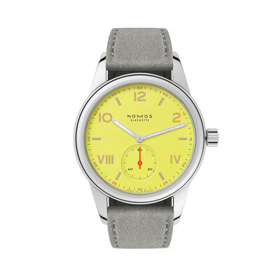 NOMOS Club Campus Starlight Yellow Dial Watch, 36mm