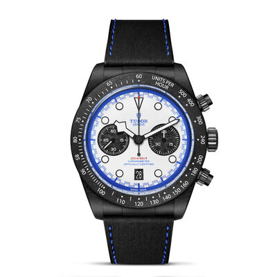 TUDOR Black Bay Chrono Carbon 25 White Dial Watch, 42mm