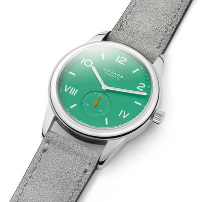 NOMOS Club Campus 38 Electric Green Dial Watch, 38.5mm
