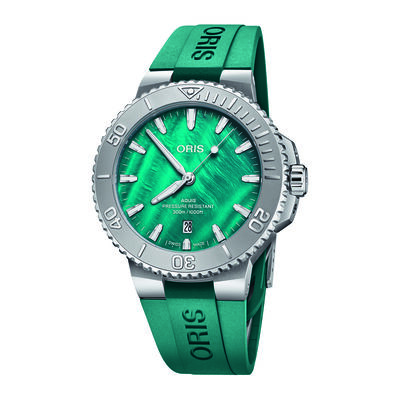 Oris Aquis New York Harbor Limited Edition II Aqua Green Dial Watch, 43.5mm