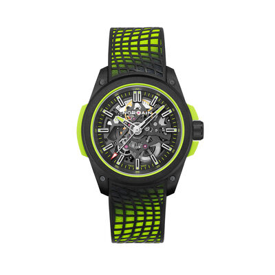 NORQAIN Wild One Stan The Man Limited Edition Skeleton Black Dial Watch, 42mm