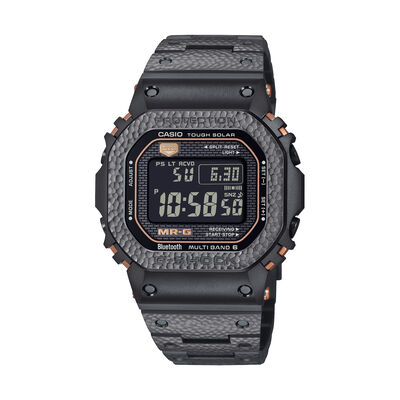 G-Shock MR-G Series Digital Black Dial Watch, 49.4mm x 43.2mm