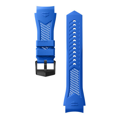 TAG Heuer Calibre E5 Blue Rubber Sport Strap, 45mm