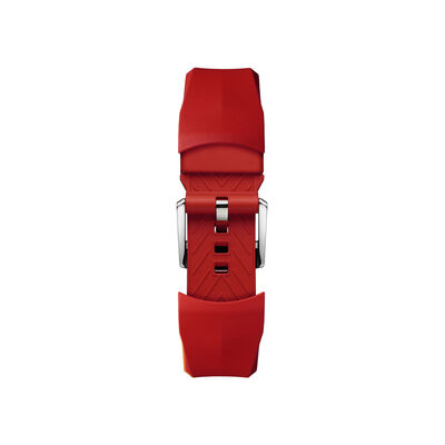 TAG Heuer Calibre E5 Red Rubber Strap, 40mm
