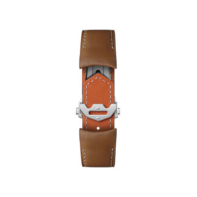 TAG Heuer Calibre E5 Brown Leather Strap, 40mm