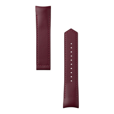 TAG Heuer Calibre E5 Burgundy Leather Strap, 40mm