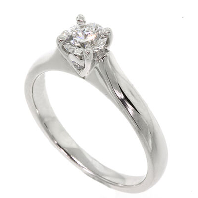 Ben Bridge Signature Diamond&trade; Ring in Platinum, 1/2 ct.