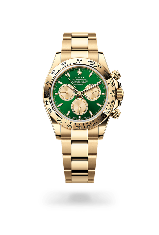 rolex cosmograph daytona in 18 kt yellow gold, m126508-0008 - ben bridge