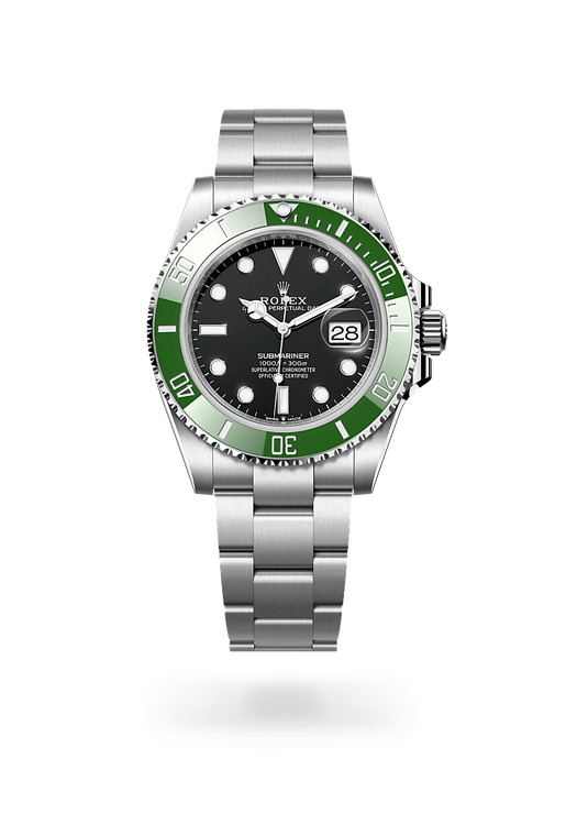 rolex submariner in oystersteel, m126610lv-0002 - ben bridge