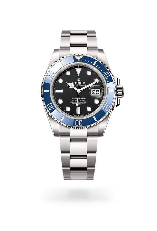 rolex submariner in 18 kt white gold, m126619lb-0003 - ben bridge